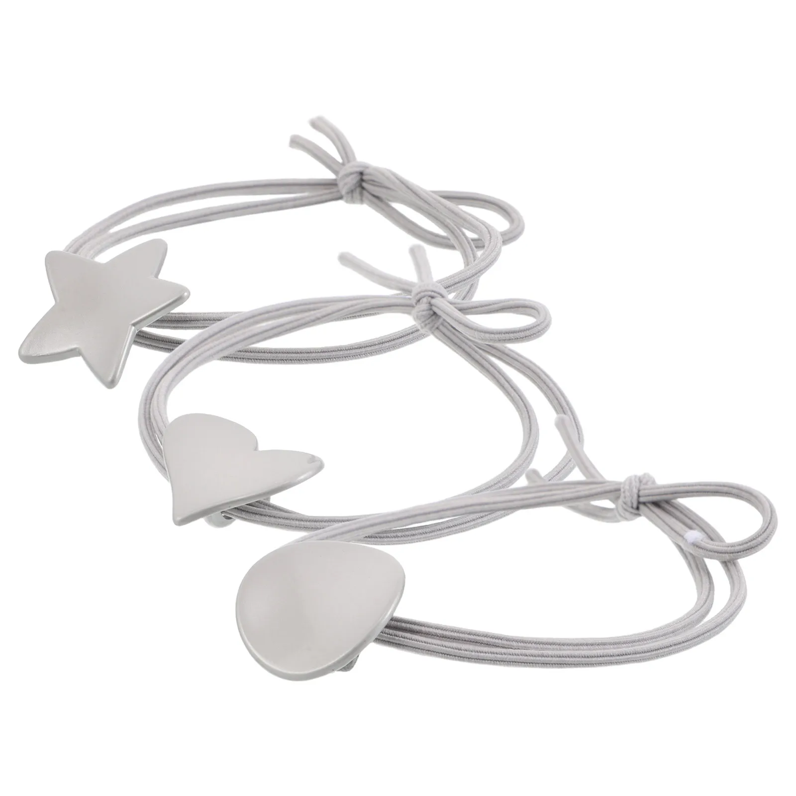 

3pcs Hair Ties Elastic Adjustable Length Comfortable Material Strong Elasticity Women Accessories Girls Teenagers Hair Ribbon
