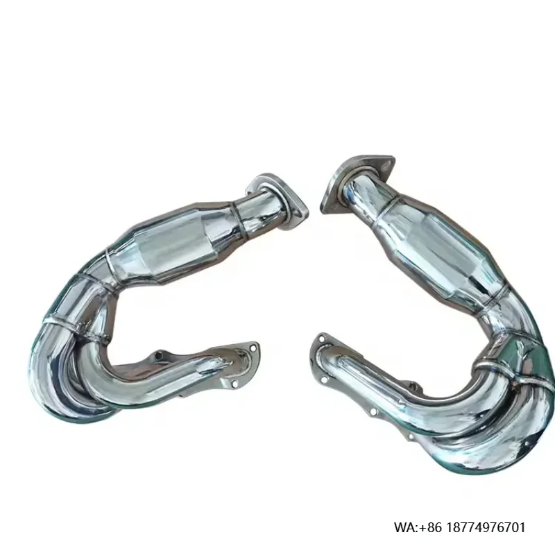 

Xinaote High Performance 304 Stainless Steel Polishing Euro V Catted Exhaust Header for Porsche Cayman 981 Manifold