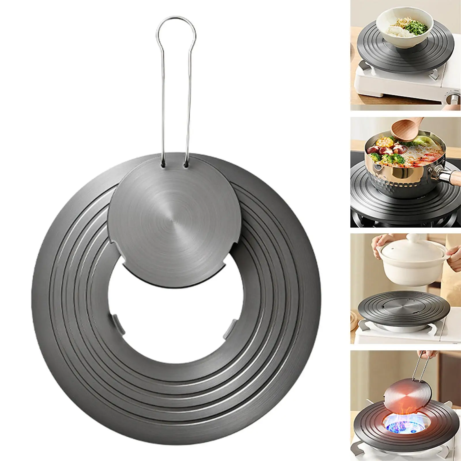 

Home Use Heat Insulation Board Removable Fast Thawing Aluminum Alloy Gas Heat Plate Heat Conduction Plate for Coffee Cookware