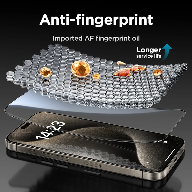 Joyroom 1/2/3 Uds vidrio HD para iPhone 17 16 15 14 13 12 Pro Max Protector de pantalla para iPhone 17 16 Pro Max vidrio templado