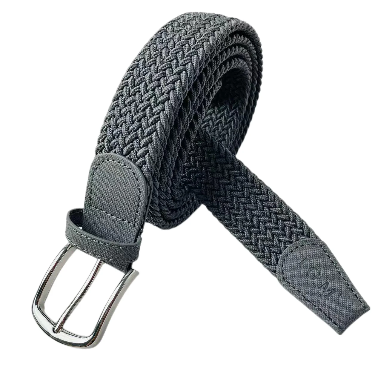 Men Belt Plus Size 140cm 160cm 180cm Braided Elastic Waistband Non Porous Comfortable Belt for Men Big and Tall