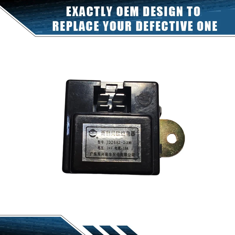 NEW Wiper Intermittent Relay JD268Z-2 for Golden Dragon Mini Bus / Coaster-Like Minibus Parts