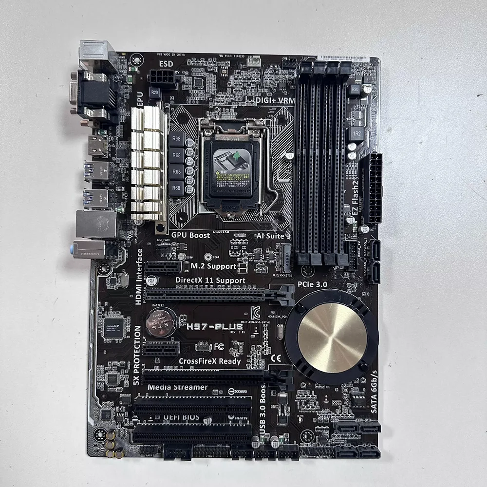 Desktop Motherboard H97-PLUS 32GB LGA 1150 DDR3 ATX H97