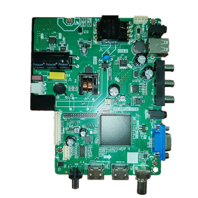 Kk. rr52c. 815b drei in einem Universal-TV-Motherboard, physisches Foto, getestet für 50w 12v 580ma 30 -- 84v 25w