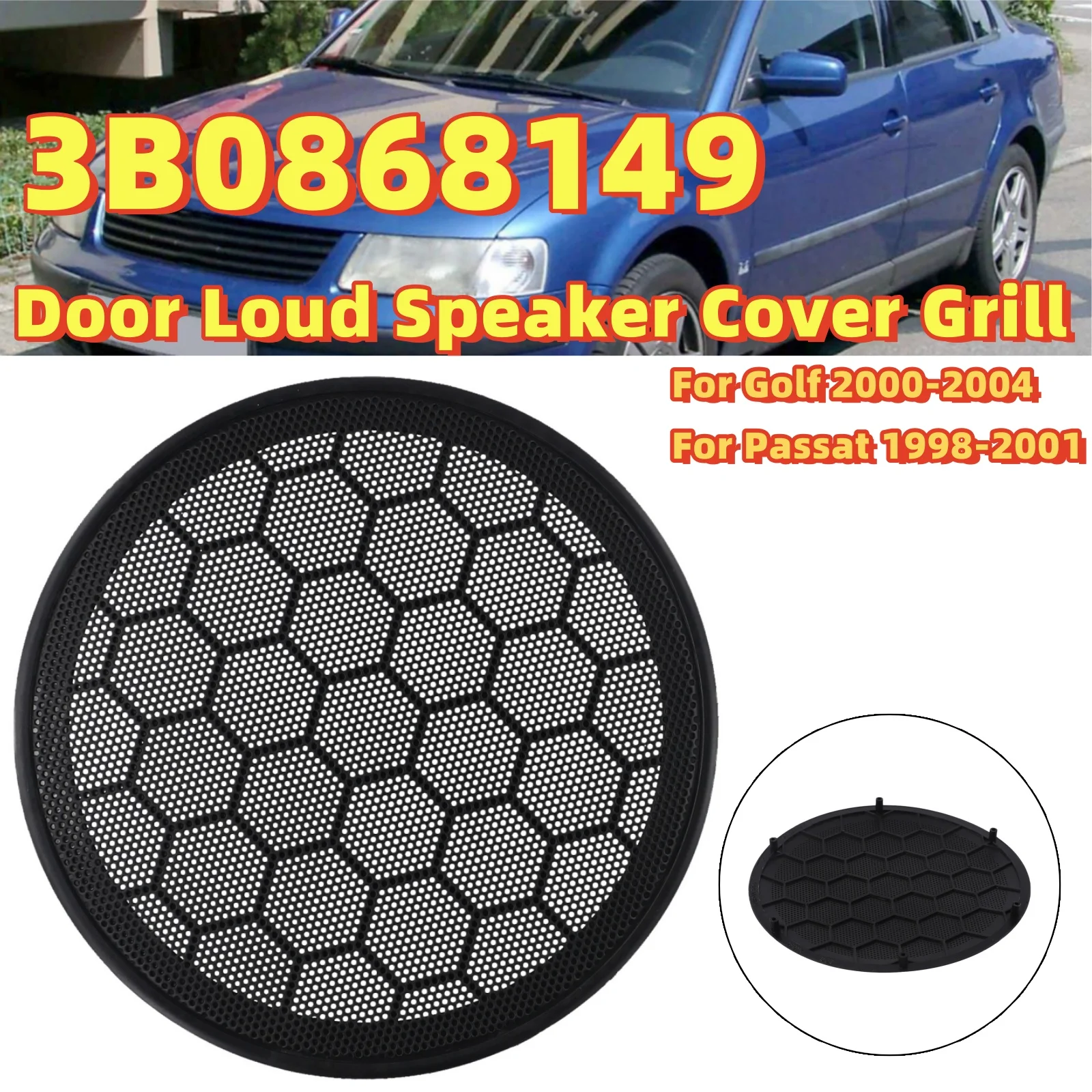 

Door Loud Speaker Cover Grill Horn Guard Protector Door Speaker Cover Grills For Passat B5 For Golf MK4 3B0868149 Car Accessory