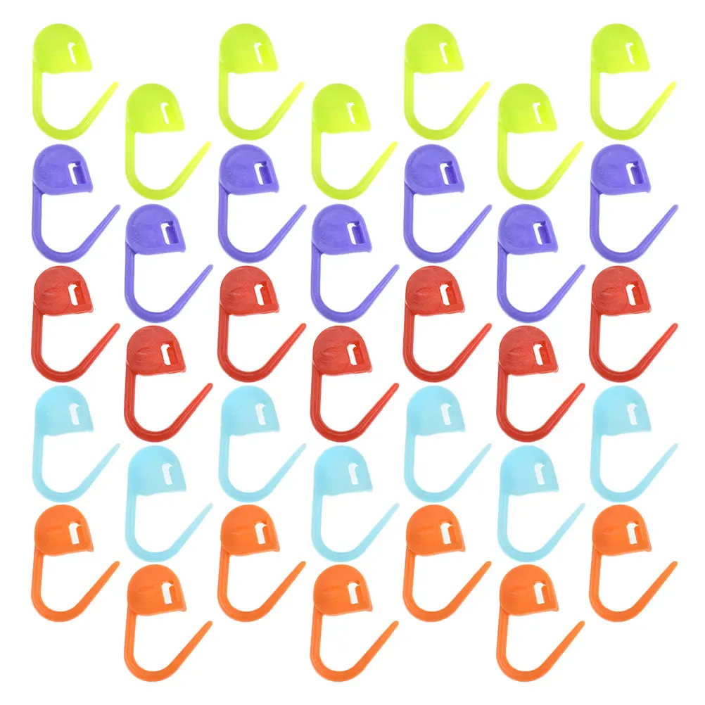 

1000Pcs Plastic Crochet Markers Locking Multi-Function Stitch Markers Wear-Resistant Knitting Clips Portable Knitting Supply