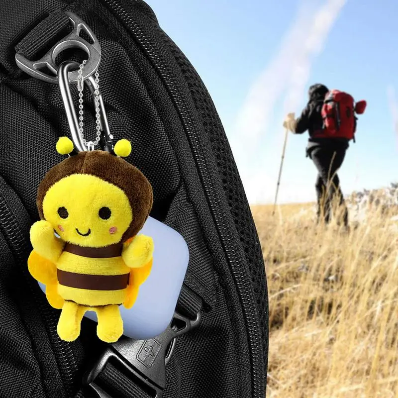 Bee Stuffed Toy Stuffed Animals Dolls Toy Pendant Soft Little Bee Pendant Plush Figure Toys Plush Bee Toys For Schoolbag Car