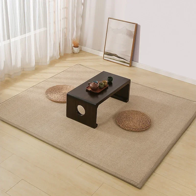 Floor Bamboo Carpet Pad Large Rectangle 150X180cm Mattress Mat  Portable Tatami Fashion Rug Designer Bamboo Silk Carpet