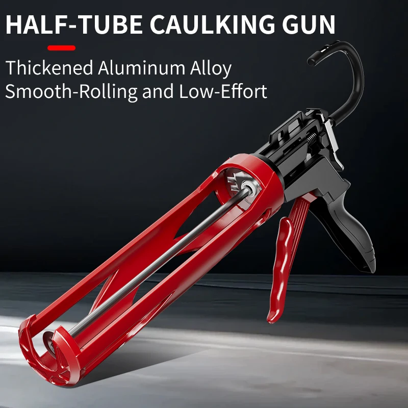 6-bearing Applicator Manual Glue Gun Caulk Barrel Propulsion Lever Principle For Ceramic Tile Seam Home Repair Tool