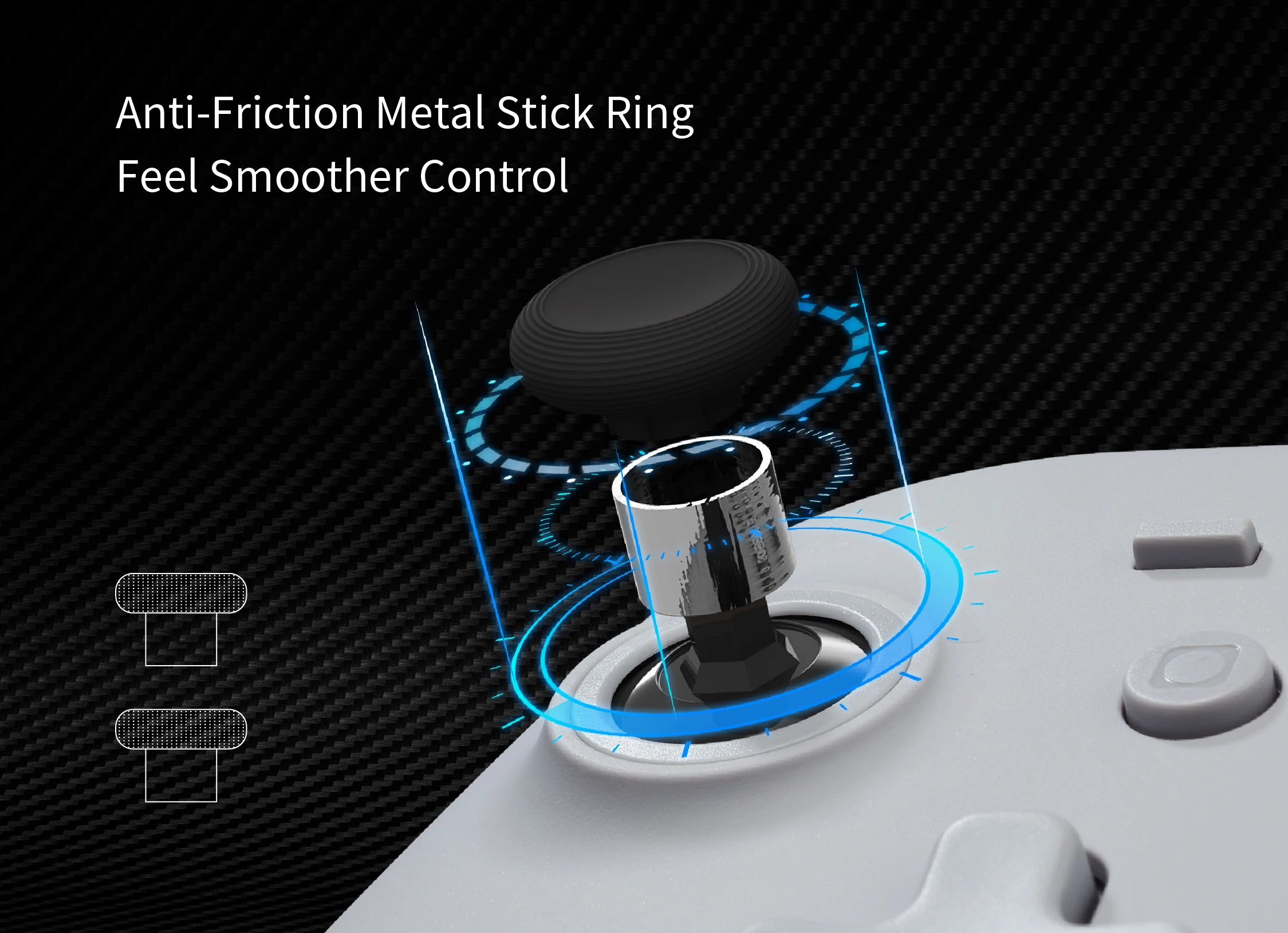 GuliKit KK3 controlador inalámbrico Bluetooth Gamepad con Joystick TMR efecto Hall Tiggers para Nintendo Switch Windows Android iOS