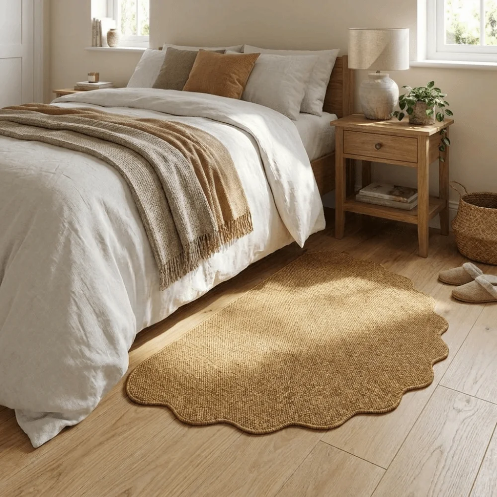 Minimalist Non-Slip Front Door Mat Thicken Dirt Resistant Entrance Door Mat Decorative Irregular Entryway Rug Front Door