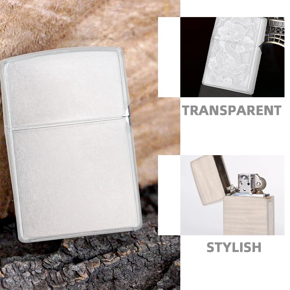 3pcs Clear Case Cover High Transparency Protective Sleeve For Lighter Scratch Resistant Fit Portable Outdoor