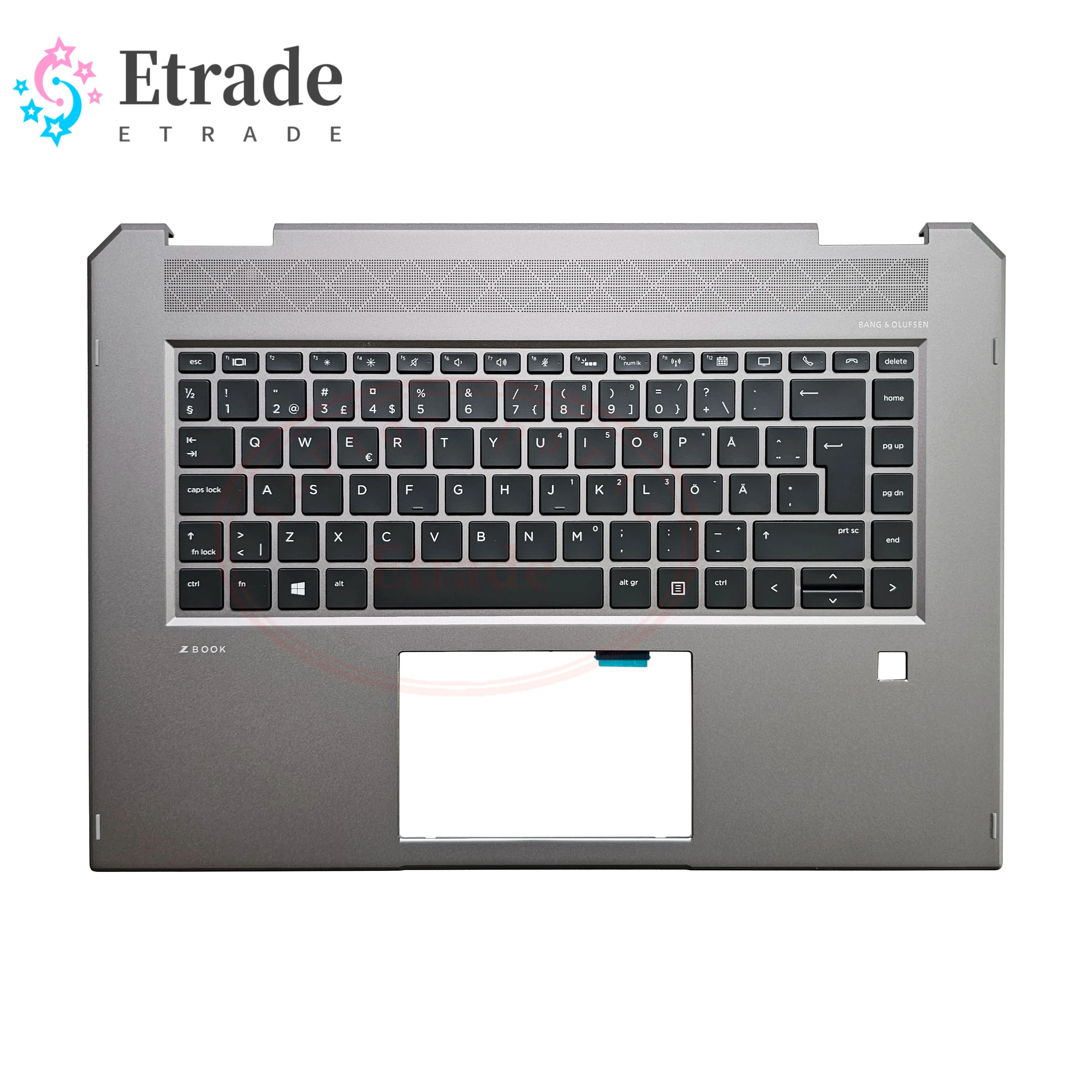 Imagem -02 - Estojo Superior com Teclado Retroiluminado para hp Novo Palmrest Original Zbook Studio X360 Série g5 L34210-b71 L34210-dd1 L34210-fl1