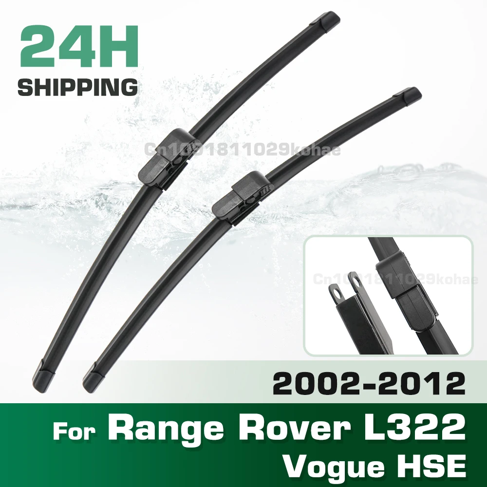 GREATROAD Wiper LHD&RHD Front Wiper Blades Set For Land Rover Range Rover L322 Vogue HSE 2002-2012 Windshield Windscreen 26\