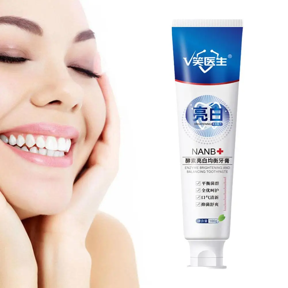 100g Whiten Toothpaste Stop Teeth Bleeding Swelling Toothpaste Of Tooth Decay Gum Deep Aching Cleaning Enzyme Prevent D6G7