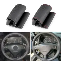 Hand-stitched Perforate Leather Car Interior Steering Wheel Cover For Opel Zafira A 1999-2005 Astra G H 1998-2007 For Buick Sail