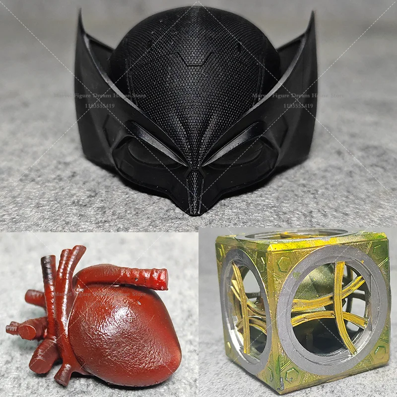 1/6 Scale Female Accessory Kinney's Black Tactical Helmet‌ Male Heart Model Strange Spell Box For 12-inch Action Figure Soldier