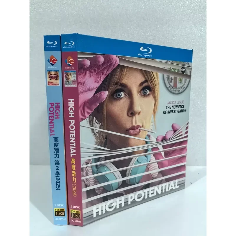 Blu-ray Disc High Potential Ma Season 1-2 5-Disc Boxed Collector's Edition