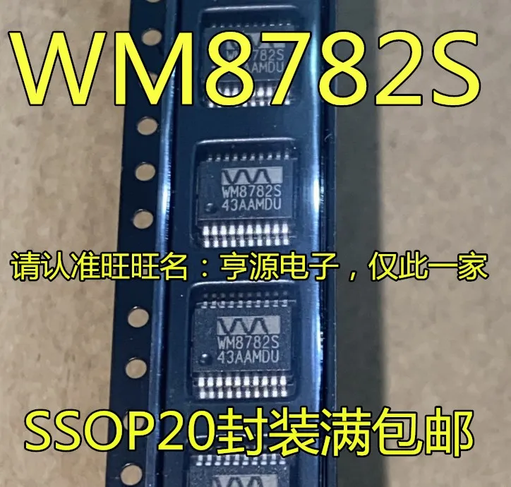 

10pcs 100% orginal new WM8782SEDS WM8782S WM8782 WM8728S SSOP20 ADC IC