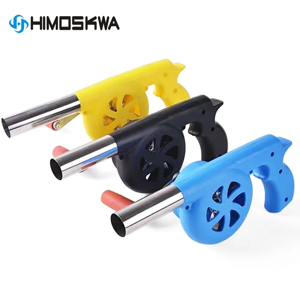 

Outdoor hand-cranked combustion blower manual barbecue picnic camping fire tool hair dryer