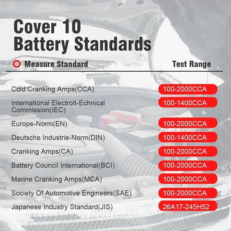 KONNWEI KW710 Tester batteria per camion auto moto 6V 12V 24V Analizzatore batteria 2000 CCA Strumenti di test di avviamento di ricarica per l'auto