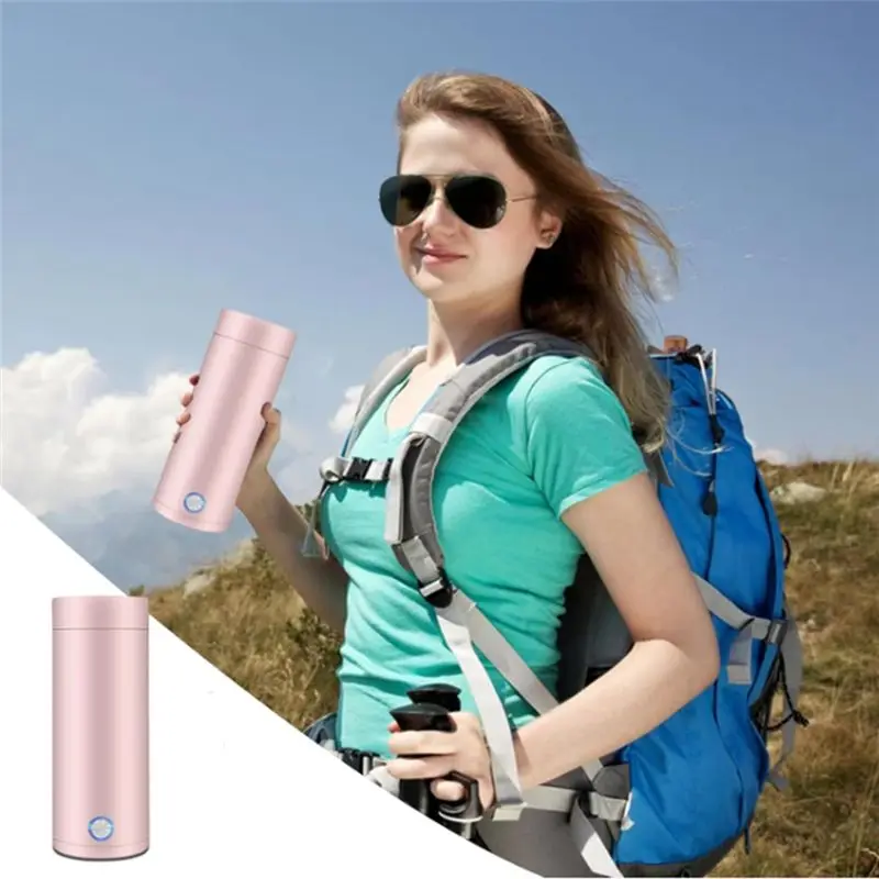HOT-3 In 1 Mini Electric Kettle 304 Stainless Steel Food Grade Fast Boil And Auto Shut Off Heating Mug EU Plug For Tea Coffee Mi