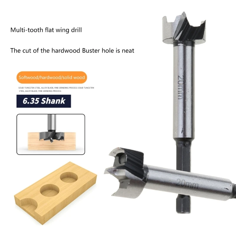 Woodworking Tools Forstner Drill Bit Hole Cutter Milling Opener