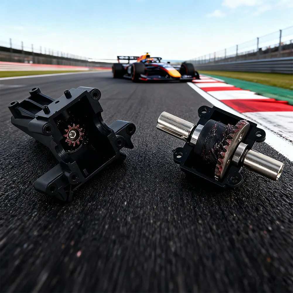 Front Transmission Differential Box For For Wltoys 12423 12428 12429 RC Models With Alloy Construction And Metal Gear Set