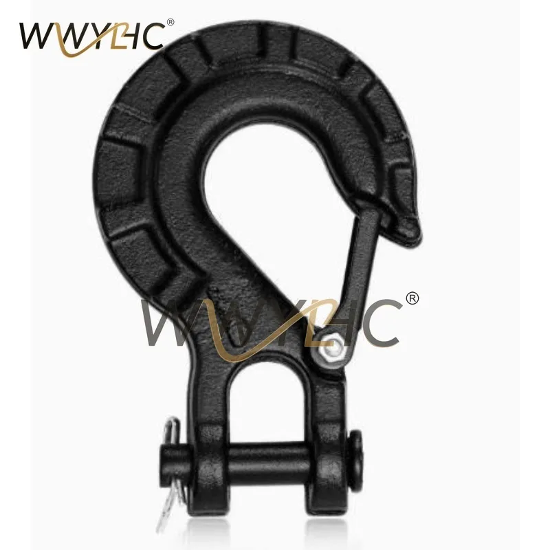 Suitable for Off-road Vehicle Trailer Accessories Winch Hook 5/16 Frosted Black Hook