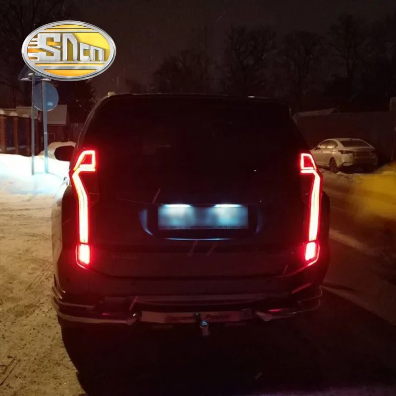 For Mitsubishi Montero Pajero Sport 2016 2017 2018 2019 Multi-function Car LED Rear Fog Lamp Bumper Light Brake Light Reflector