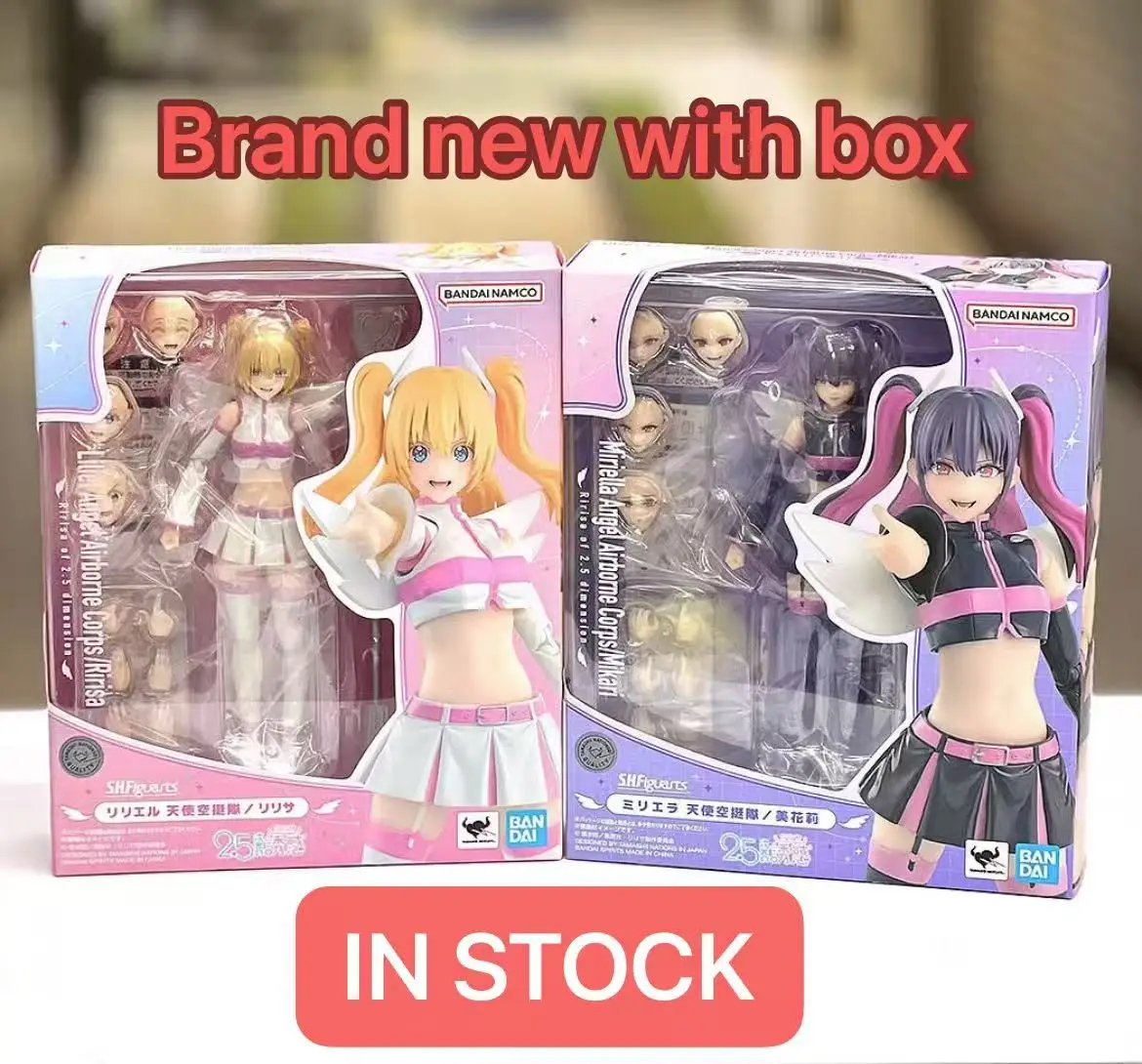 

Bandai S.H.Figuarts Shf 2.5 Dimensional Seduction Liliel Angel Airborne Corps Ririsa Miriella Mikari Anime Action Figure Collect