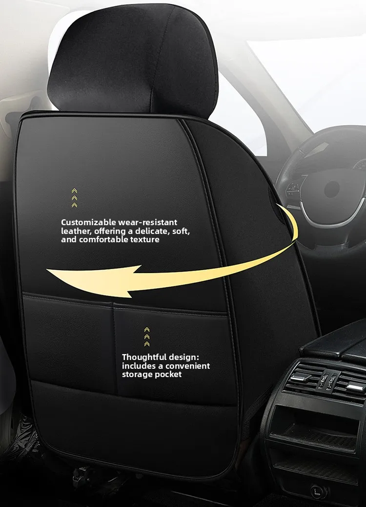 Universal Split Seat Fully Surrounded Seat Cover Breathable Comfortable Luxury Leather Car Seat Cushion Full Seats Cover JJ235