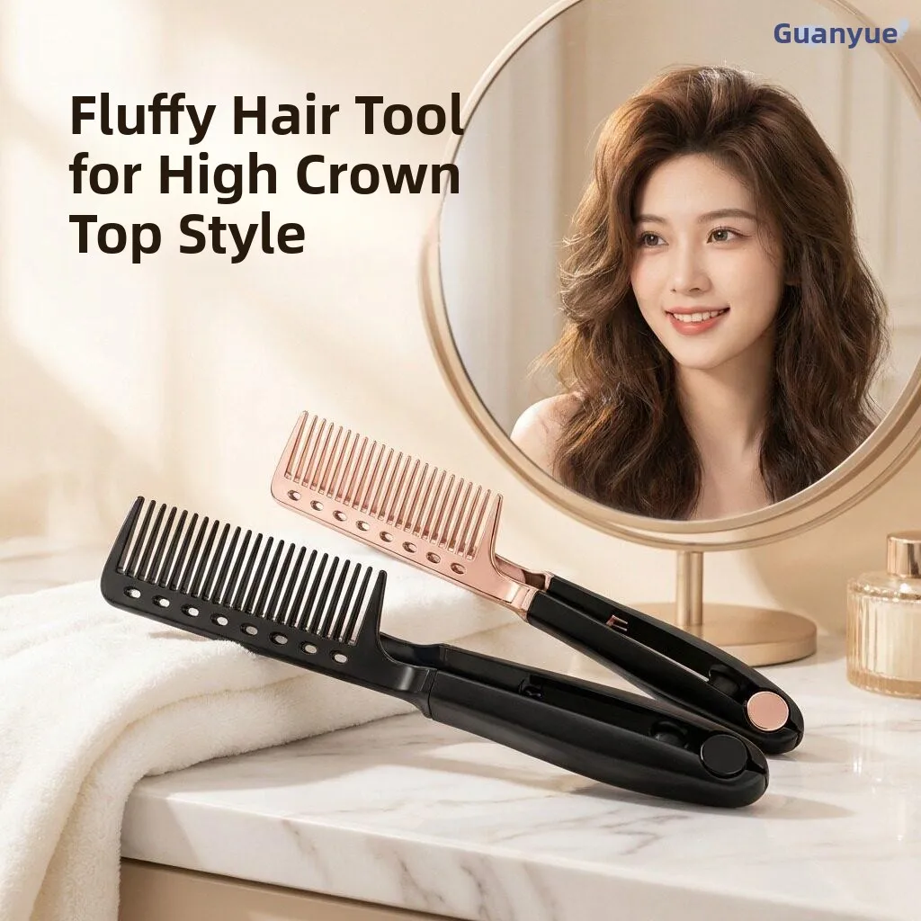 

Portable Hairdressing Comb Women's Special Straightening Brush Anti-Static Small Comb for Home Use Convenient Carry-On