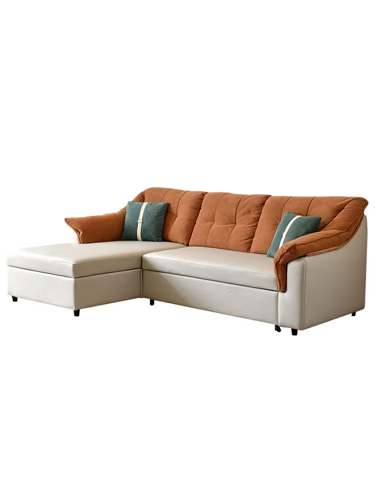 Sofa bed dual-purpose foldable living room multi-functional new technology cloth small apartment