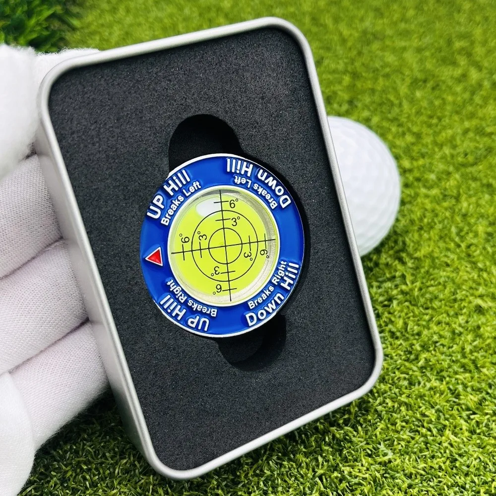

High Precision Golf Tools Leveler Professional Golf Putt Ball Marker Zinc Alloy Golf Hat Clip Ball Marker