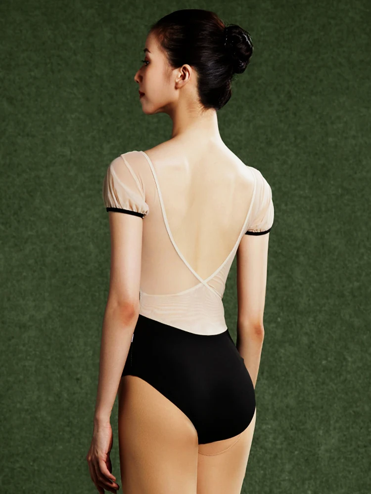 ملابس رقص الباليه النسائية ذات الياقات العالية ، بذلة رقص ، بسيطة للبالغين ، متفوقة ، ممارسة يومية ، ملابس يوجا ، بيع بالجملة