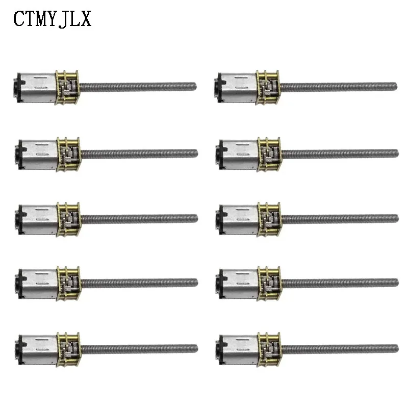 GA12-N20 Микроредукторный двигатель постоянного тока с ходовым винтом 3 В 6 В 12 В M4 * 55 30 об/мин 50 об/мин 100 об/мин 500 об/мин 1000 об/мин DIY Электронный