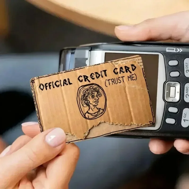 2027Trust Me Credit Card Adhesive Decorative Stickers Covers Bus Subway Card Multiple Types Sticker Accessories