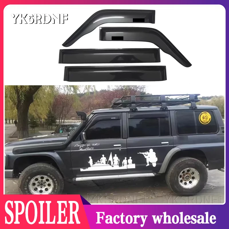 Side Window Deflector For Nissan Patrol Y60 Y61 1988 1990 1992 1996 1998 1999 2000 2002 2004 Door Visor Weather Shields Sun