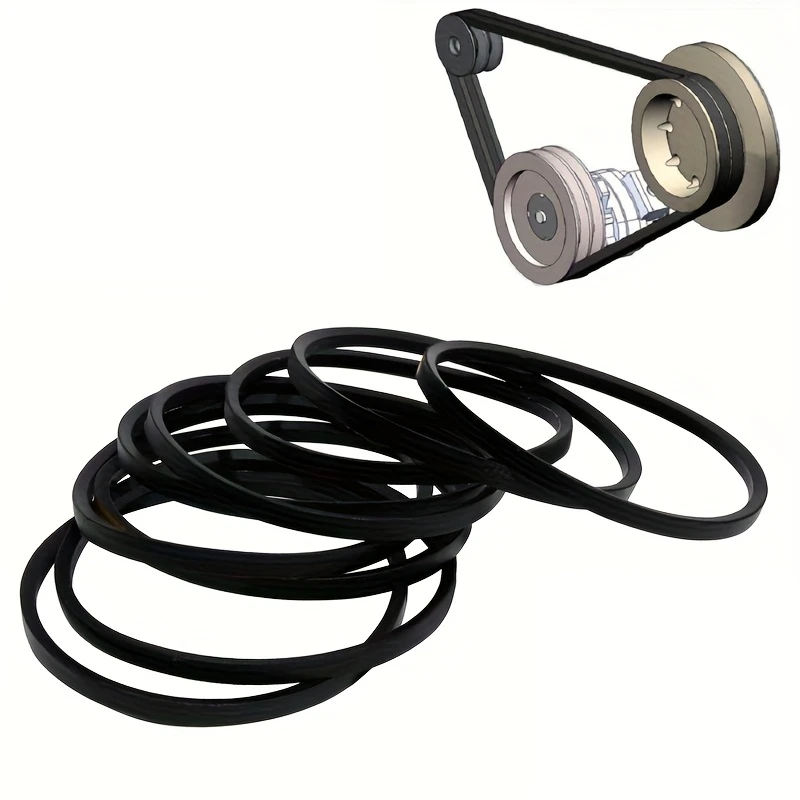 2pcs Z-Type Agricultural Machinery V-Belts, Industrial Triangular Belts Measuring 416Mm to 513Mm for Drive Transmission