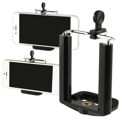 Phone Holder Selfie Stick Cellphone Clip Monopod Bracket U-shaped Tripod Mobile Phone Clamp