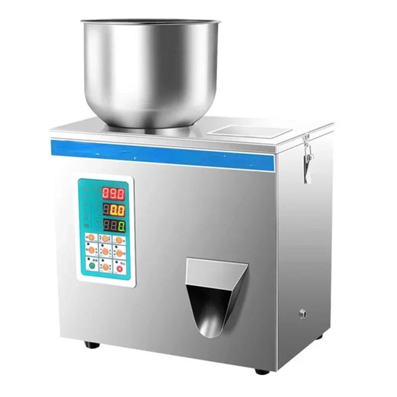 Bottle Food Nuts Granule Herbs Candy Spices Flour Milk Tea coffee Powder Semi Auto Powder Dispensing Weighing Filling Machine