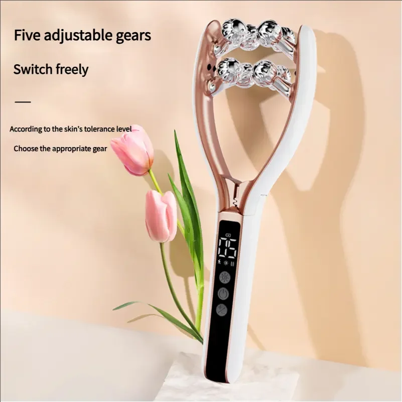 2025 新人 V 字型ローラーフェイシャルリフティングマッサージ二重あごスキンケア装置