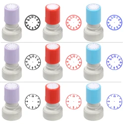 School Supplies Stamps Teaching Aids Kids Toy Student Teaching Tools Clock Stamp Clock Dial Learning Recognition