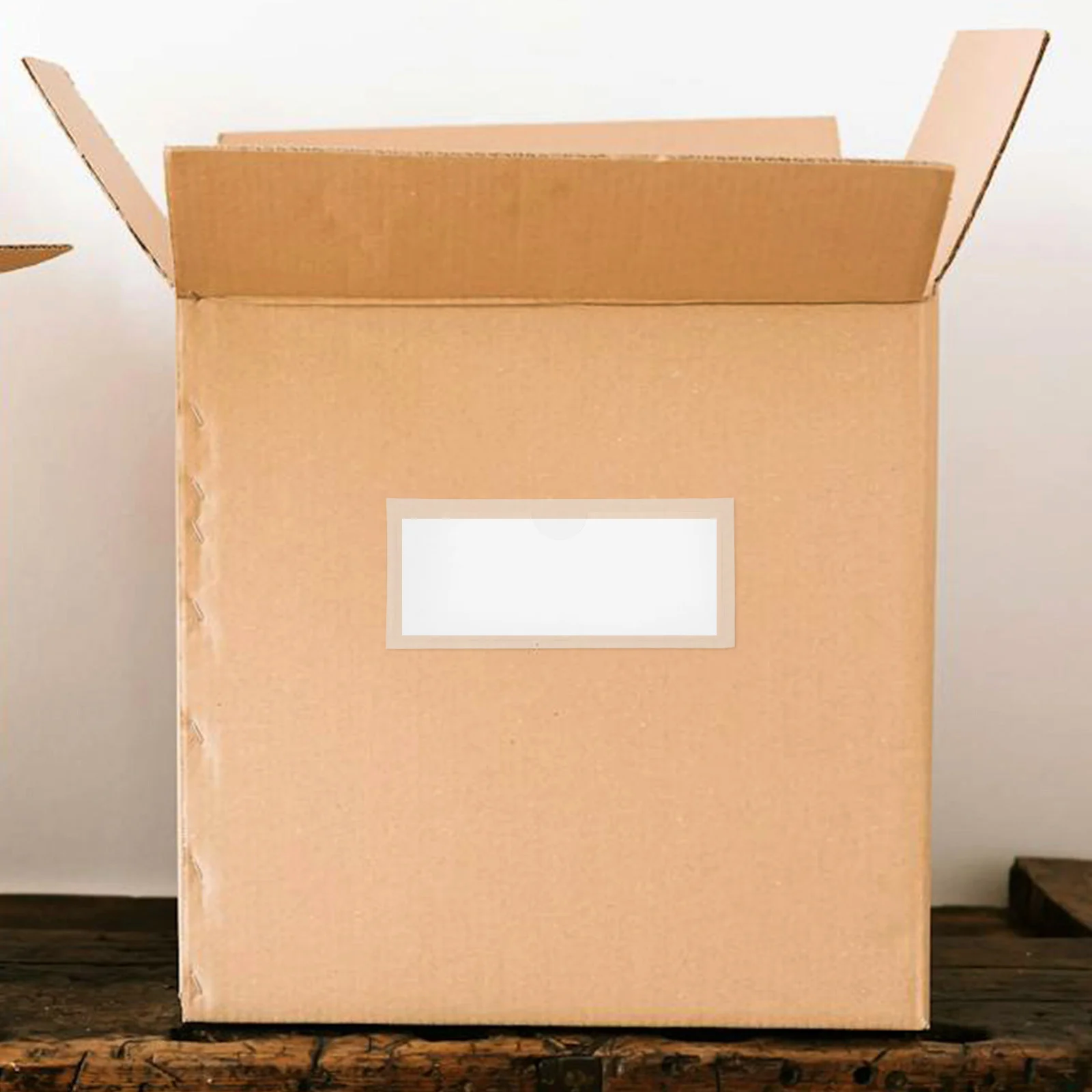 

10Pcs Adhesive Label Pockets Transparent PVC Waterproof for Business Cards Index Cards and Document Protection in Office