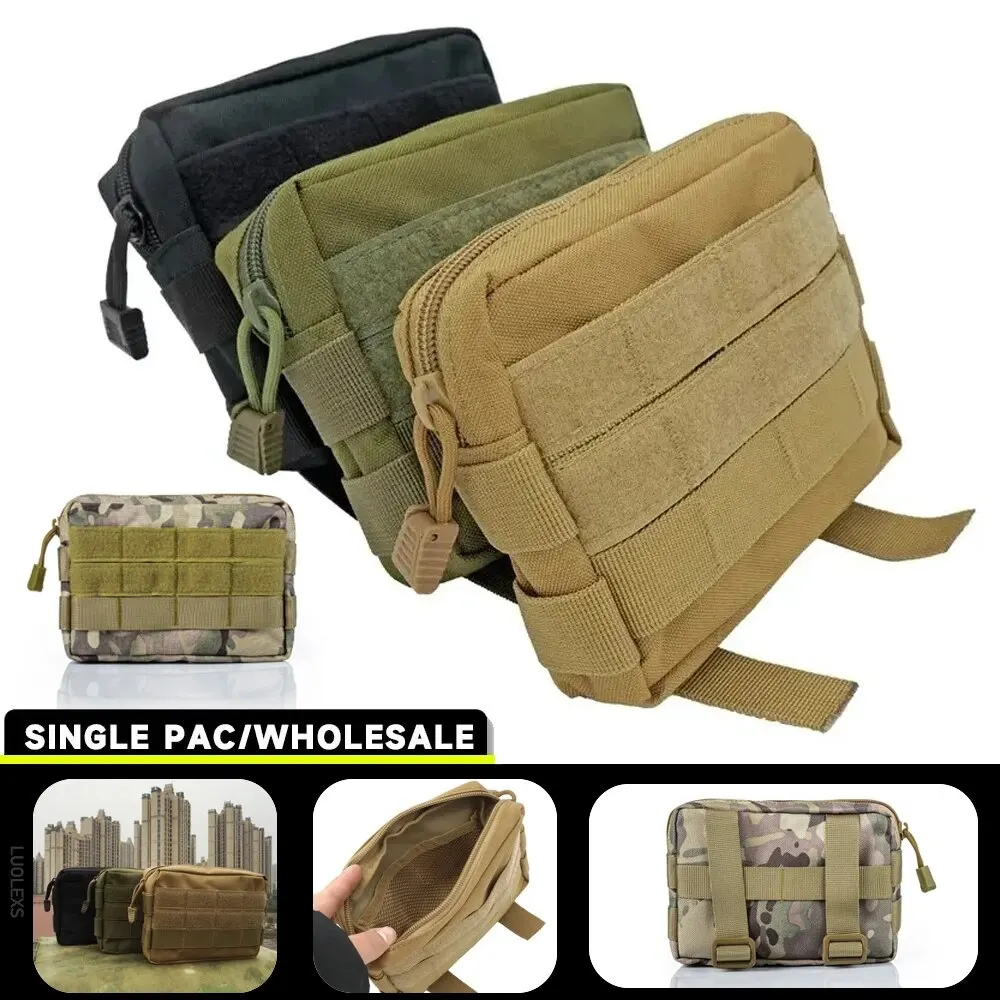 Bolsa de cintura Molle Utility EDC, bolsa táctica, bolsa de primeros auxilios médicos, bolsa para cinturón, bolsa de caza para deportes al aire libre