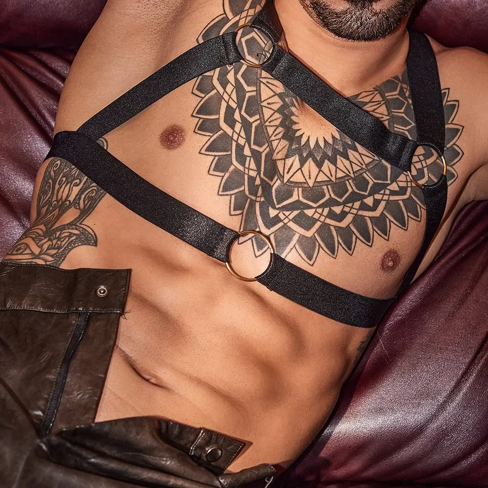 

Мужское сексуальное женское белье с гладкими бретелями, плотная веревка, кольцо для одежды, горячий тренажерный зал, спортивный уход, сексуальный жилет на плечо, эротическое белье