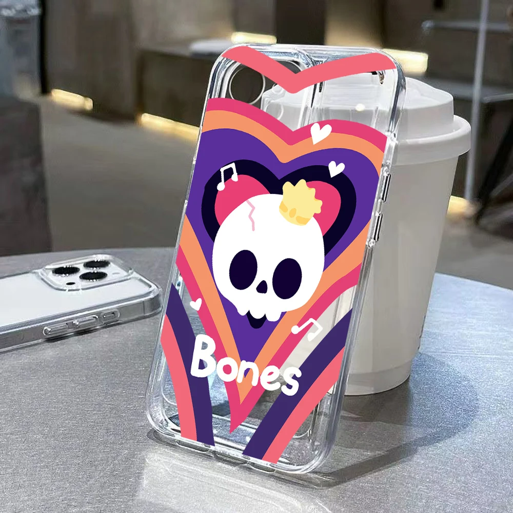 

Halloween Cute Skull Phone Case For iPhone 13 Case iPhone 17 16E 14 16 15 12 11 Pro Max Air SE XR 7 8 Plus Soft Shockproof Cover