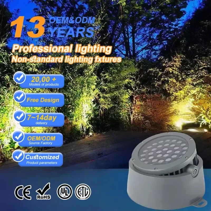 100W High Output LED Flood Light for Outdoor Landscape Lighting IP65 Waterproof Energy Efficient Factory Wholesale Customized