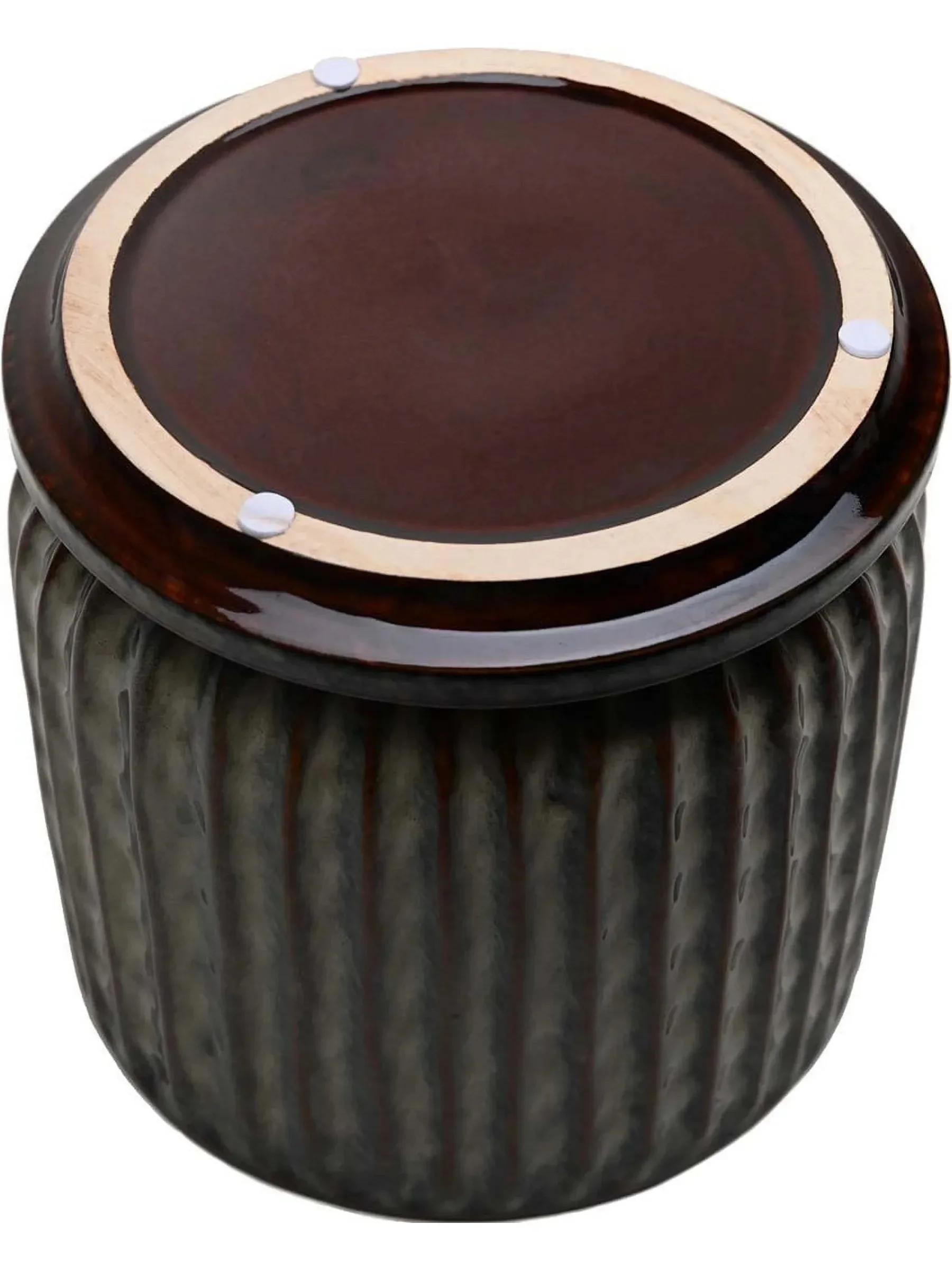 Better Homes & Gardens Jardinera Paul de Cerámica de 8 Pulgadas con Platillo Adjunto